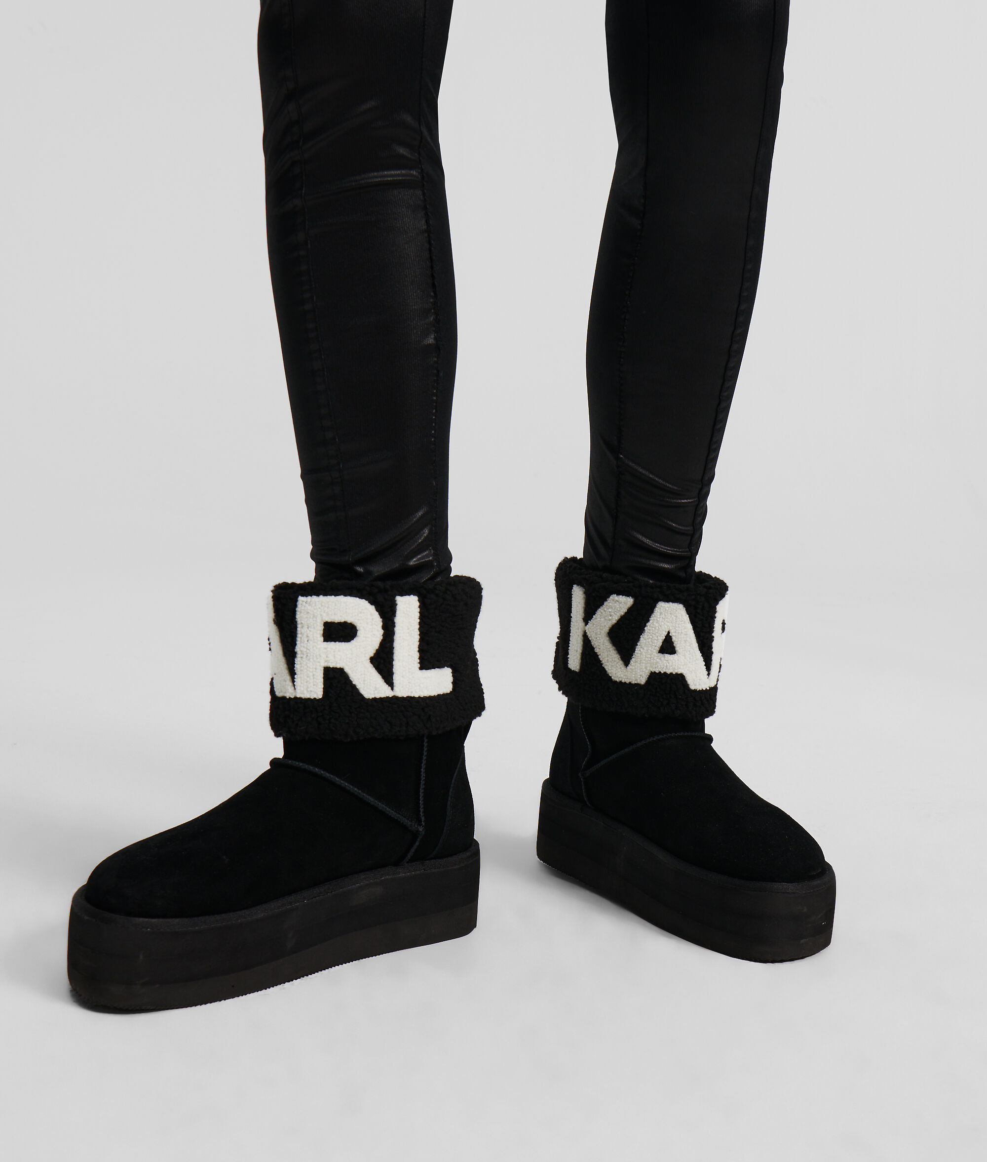 (image for) Resourceful THERMO Karl Logo Ankle Boots